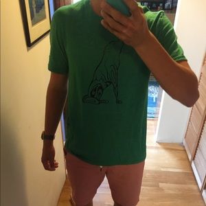 Green Wolf Graphic Tee